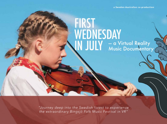 Musikdokumentär med virtuell verklighet spelas in i Dalarna