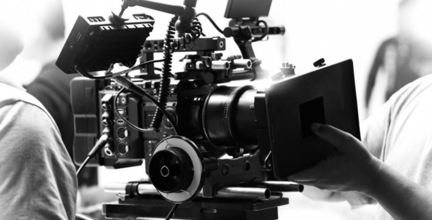 Filmkamera i svartvit