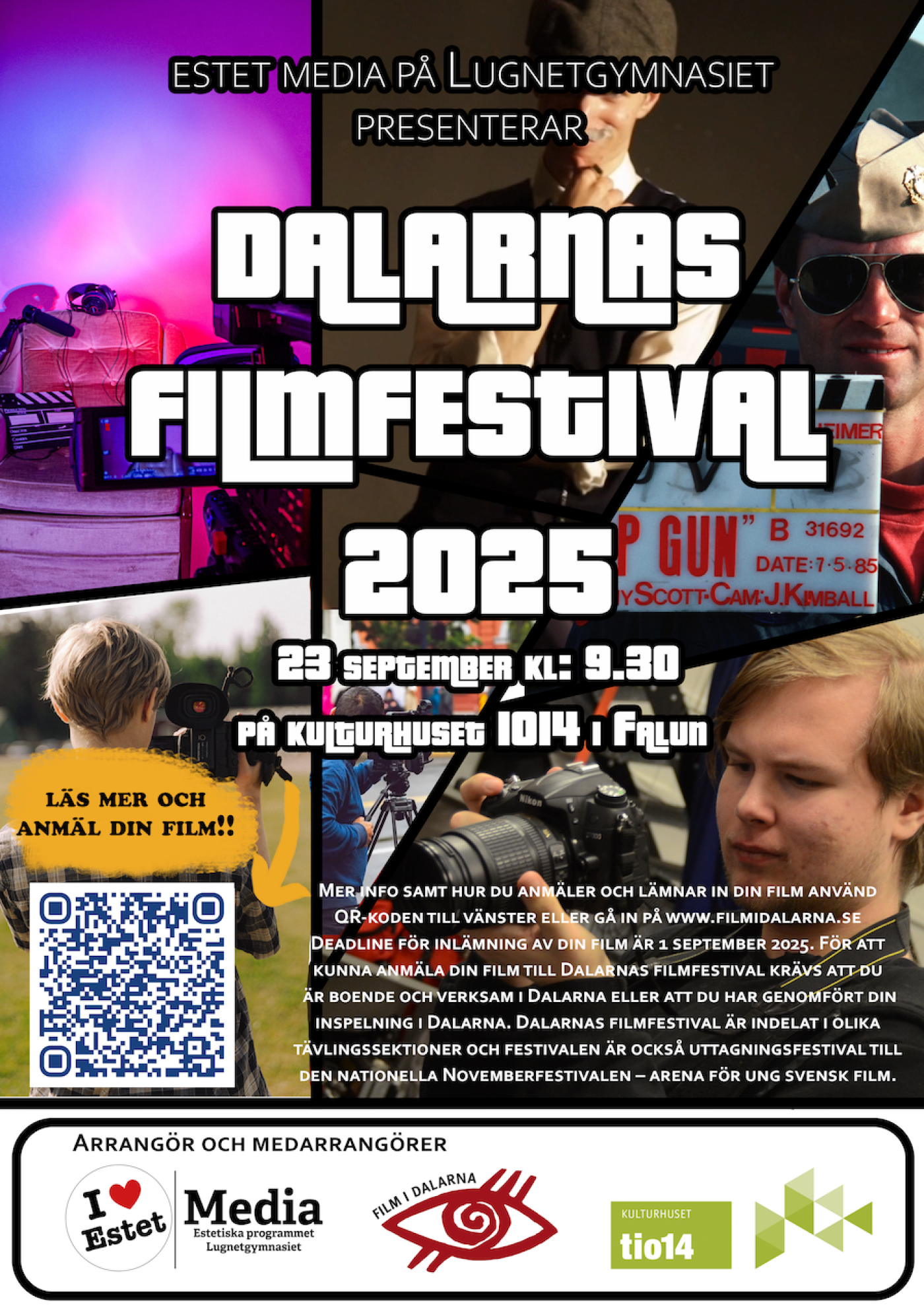 Affisch för dalarnas filmfestival 