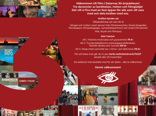 Välkommen till Film i Dalarnas 30-årsjubileum!