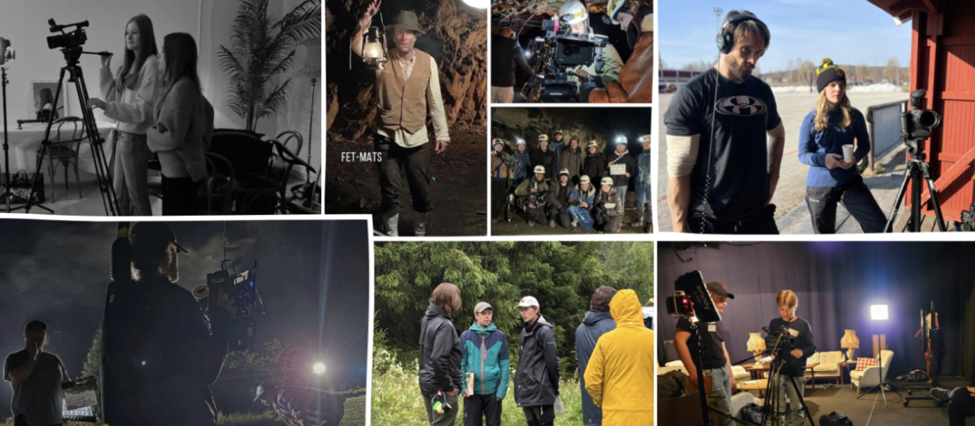 Inspelning av kortfilm på Magasinet, Falun