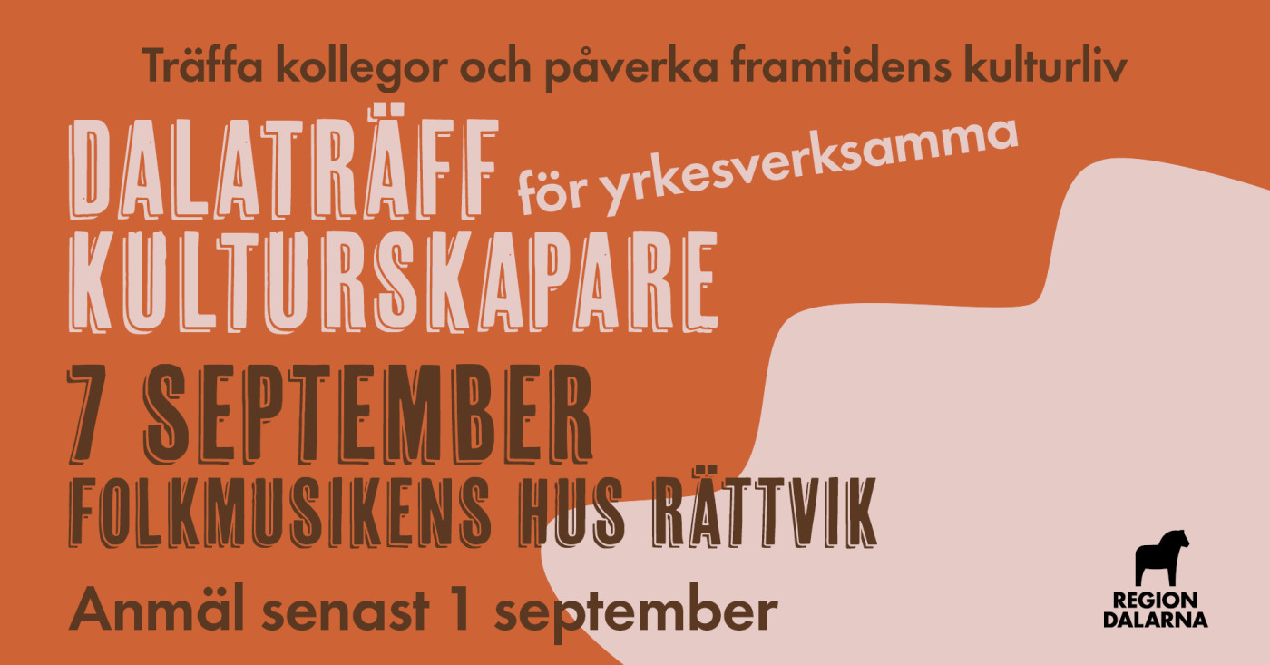 text om info 7 sept dalaträff för kulturarbetare