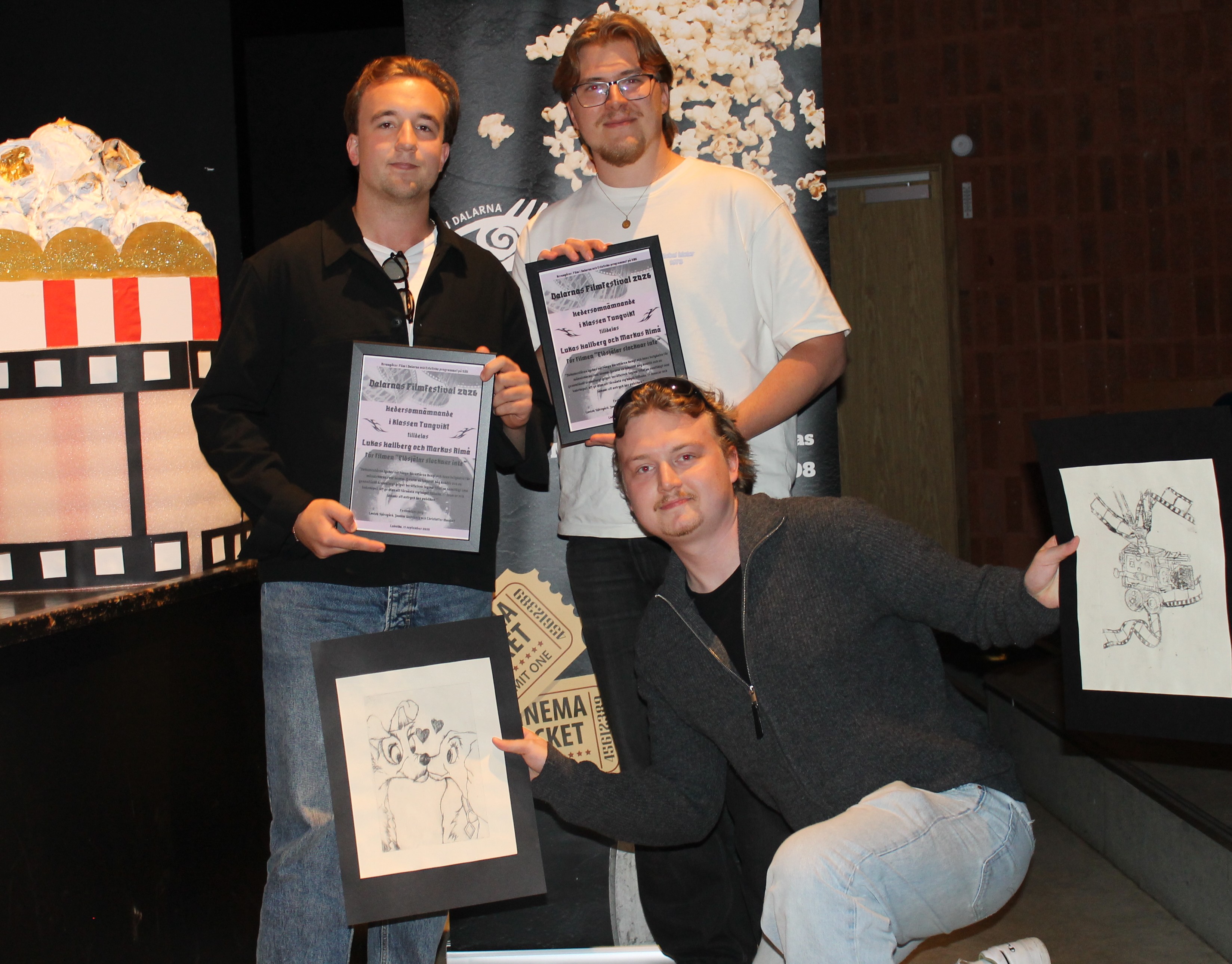 Lukas Hallberg och Markus Almå Hederspris TV